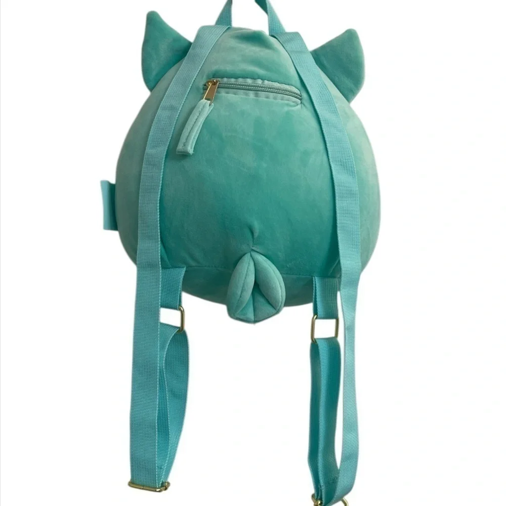 Original Squishmallows Plush Winston the Owl Backpack - Color Teal - 2022
